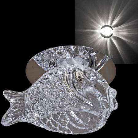 Встраиваемый светильник Reluce 08074-9.0-001H G9 CR