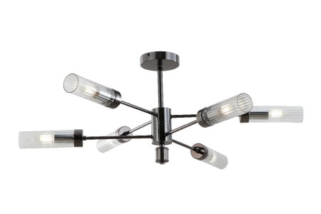 Люстра на штанге iLamp Evolution 15609-6 AN+CL