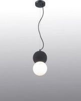 Подвесной светильник iLamp Foxtrot 10694P/1-D100 BK-WH