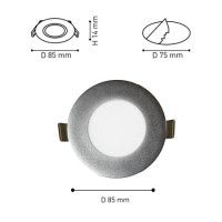 Встраиваемый светильник Favourite Flashled  (в комлекте 3 шт) 1660-3C