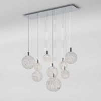 Каскадная люстра Eurosvet Gemini 90353/9 хром a069039