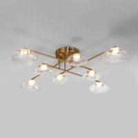 Потолочная люстра Eurosvet Ripple 50389 LED латунь a069026