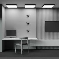 Потолочный светильник Maytoni Zon C032CL-90W3K-SQ-B