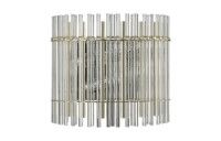 Настенный светильник Crystal Lux AURELIO AP2 GOLD+CHROME/TRANSPARENT