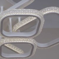 Потолочная люстра Reluce 06335-0.3-4+4A WH (RGB)