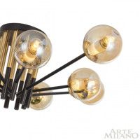 Потолочная люстра Arte Milano Neapolis 273708/10 BK/GD