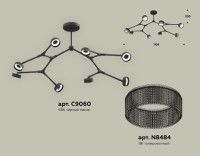 Люстра на штанге Ambrella Light Traditional (C9060, N8484) XB9060203