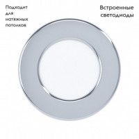 Встраиваемый светодиодный светильник Eglo Fueva 99204