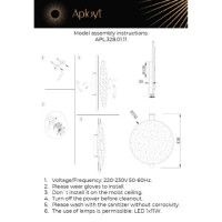 Настенный светильник Aployt Lorentayn APL.328.01.11