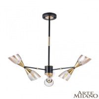Люстра на штанге Arte Milano Neapolis 276708/6 BK/GD