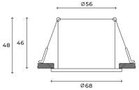 Встраиваемый светильник Hesby Lighting Verdal HSBL_0101