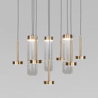 Подвесной светильник Eurosvet Quarzo 301102 LED латунь a071892