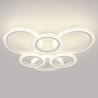 Потолочный светильник Эра Модерн Ring CLL-1-90W 3K-6,5K RC WH