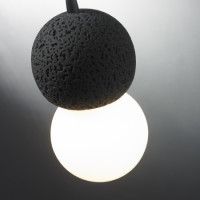 Подвесной светильник iLamp Foxtrot 10694P/1-D100 BK-WH