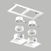 Встраиваемый светильник Lightstar Domino (214526+214506+214506+214006+214006) D5260606WMOD