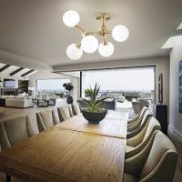 Люстра на штанге Ideal lux NODI PL5 OTTONE 241050