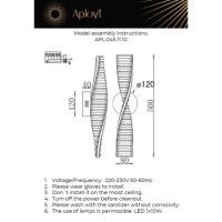 Настенный светильник Aployt Olimp APL.045.11.10