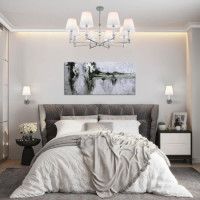 Люстра на штанге Eurosvet Conso 60145/8 хром Smart a061956