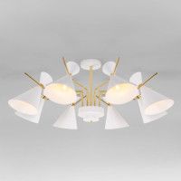 Люстра на штанге Eurosvet 70114/8 белый Smart a047643