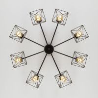 Потолочная люстра Eurosvet Trappola 70107/8 черный