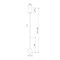 Подвесной светодиодный светильник Elektrostandard DLS028 6W 4200K белый 4690389149030