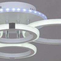 Потолочная люстра Reluce 06319-3.3-04 WH+CR (RGB)