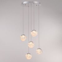 Подвесной светильник Delight Collection MD25030003 MD25030003-5A chrome/clear