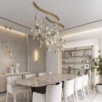 Настенный светильник Odeon Light L-vision Listva 5445/5WL