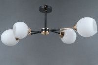 Люстра на штанге Illumico IL0715-4CSQ-24 BK GD LIBRA