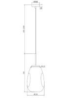 Подвесной светильник Maytoni Mabell P013PL-01G