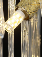 Подвесная люстра Lightera Drops LE301L-8G