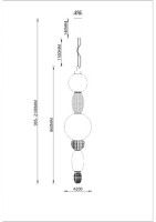 Подвесной светильник Divinare Ambra 5016/17 SP-28