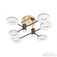 Потолочная люстра Arte Milano 271399/6 BK/GD
