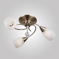 Потолочная люстра Eurosvet Вирджиния 30100/3 античная бронза