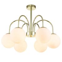 Люстра на штанге Indigo Voga 13017/6R Gold V000325