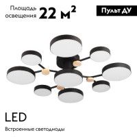 Потолочная люстра LED4U L3201-780 BK