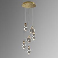 Подвесной светильник Delight Collection Colvin MT9176-6H titanium gold