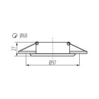 Встраиваемый светильник Kanlux Liglo 35777