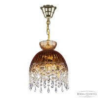 Подвесной светильник Bohemia Ivele Crystal 5478/22 G Amber/M-1G Drops