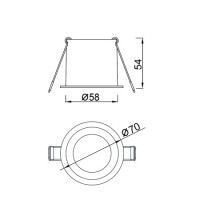 Встраиваемый светильник Mantra Malt 9234
