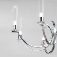 Люстра на штанге Eurosvet Rosher 60141/8 хром a060336