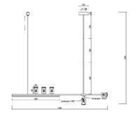 Люстра на штанге Kink Light Рия 07618-120,19