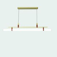 Подвесной светильник iLedex Zoom 9498P-46W-3000K GL-BR-WH