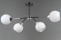 Люстра на штанге Illumico IL0715-4CSQ-24 BK CR LIBRA