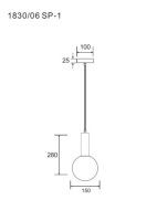 Подвесной светильник Divinare Eterno 1830/06 SP-1