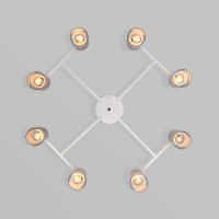 Люстра на штанге Eurosvet Amado 70115/8 белый a061529