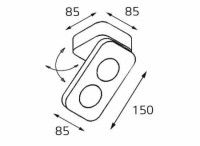 Накладной светильник ITALLINE 62AC21 WHITE