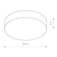 Потолочный cветильник Nowodvorski Arena Silver 10182