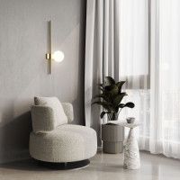 Настенный светильник Eurosvet Frost 503052 латунь a071607