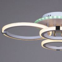 Потолочная люстра Reluce 06319-3.3-04 WH+CR (RGB)